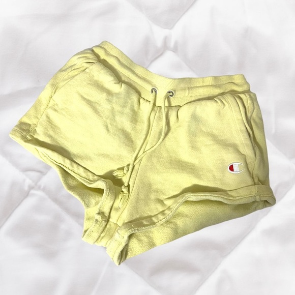 2/$20 🛍️ CHAMPION | YELLOW REVERSE WEAVE SHORTS - Picture 3 of 6